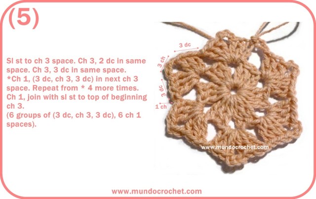 Crochet baby hexagon jacket / Crochet baby hexagon sweater