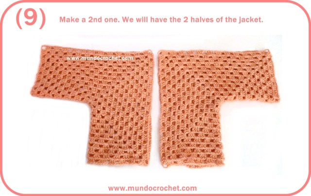 Crochet baby hexagon jacket / Crochet baby hexagon sweater