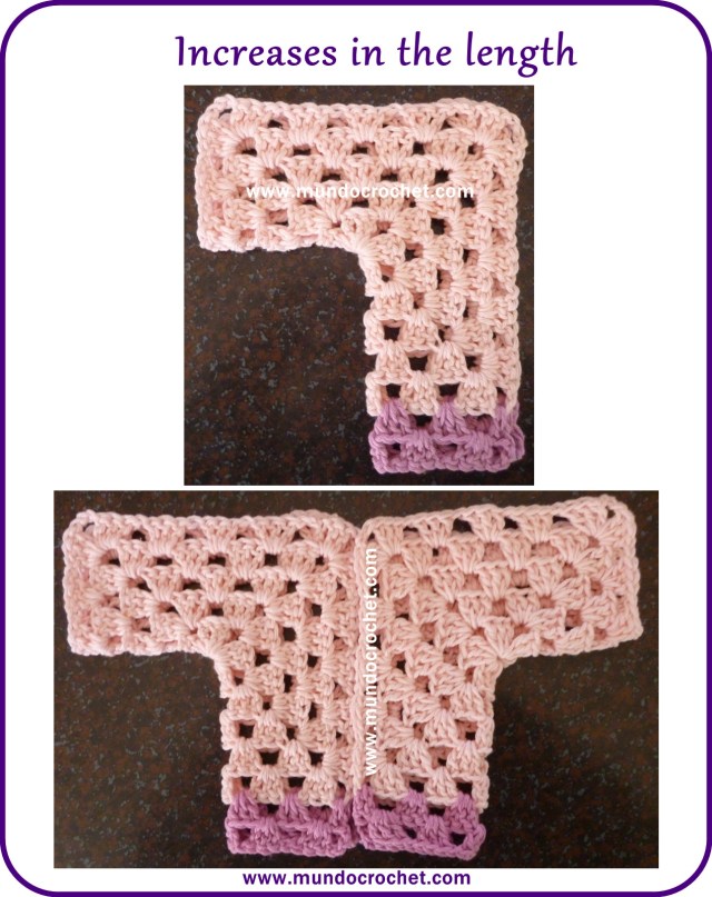 Crochet baby hexagon jacket