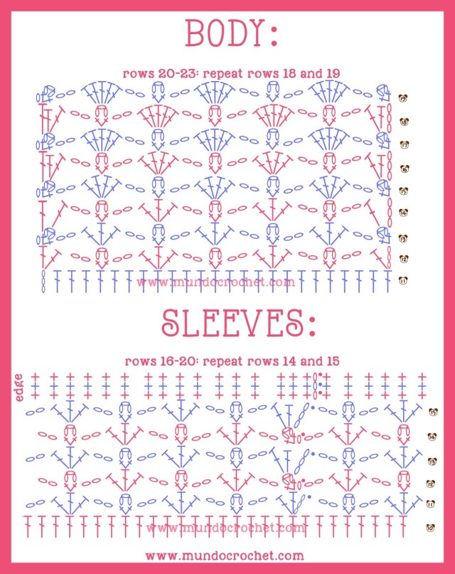 Baby crochet cardigan or sweater