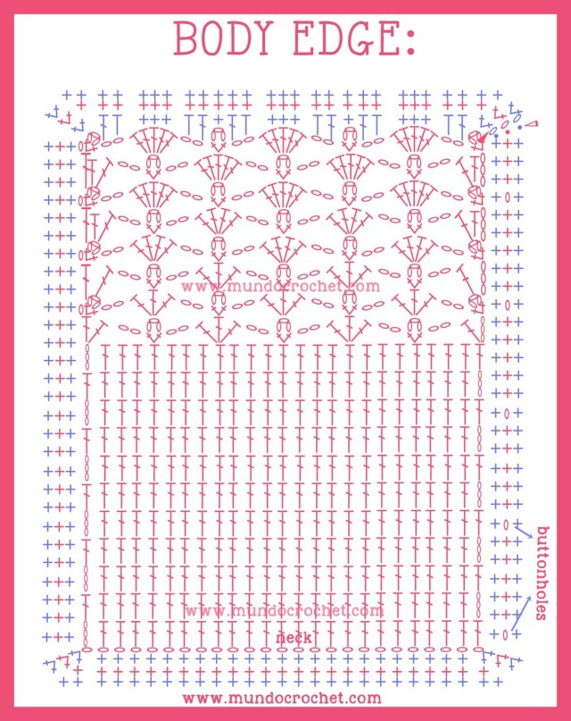 Baby crochet cardigan or sweater