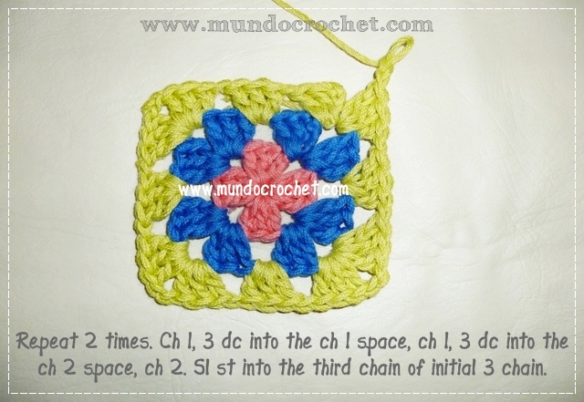 How to Crochet a granny square