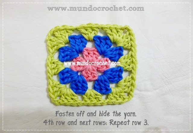 How to Crochet a granny square
