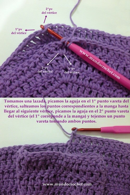 Como tejer un saco-campera-cardigan-chambrita a crochet o ganchillo paso a paso