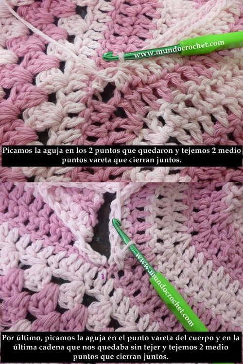 Como tejer un saco-campera-cardigan-chambrita a crochet o ganchillo paso a paso