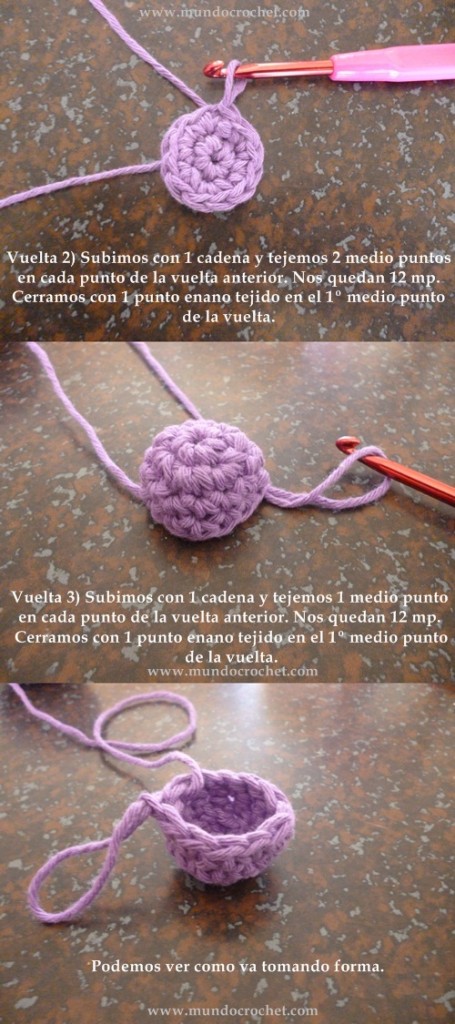 Como tejer una flor en capas a crochet o ganchillo paso a paso