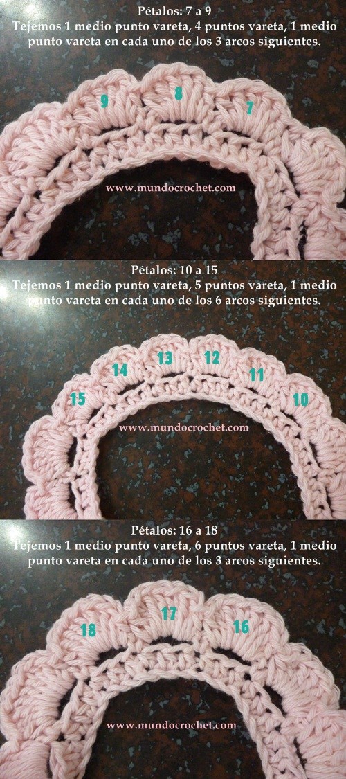 Como tejer una rosa o flor enrollada crochet o ganchillo paso a paso