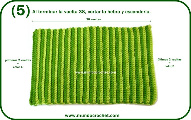 Patron gorro a crochet o ganchillo con rayas verticales con paso a paso