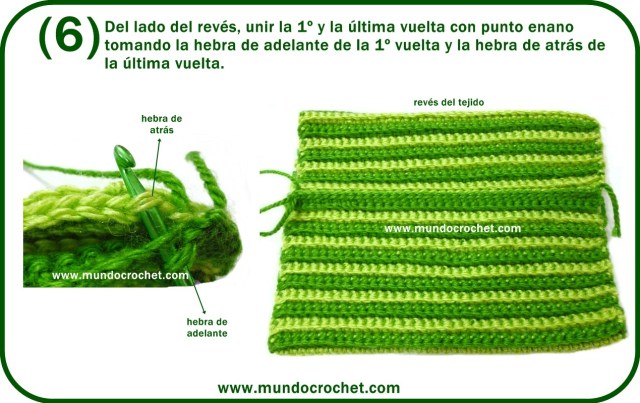 Patron gorro a crochet o ganchillo con rayas verticales con paso a paso