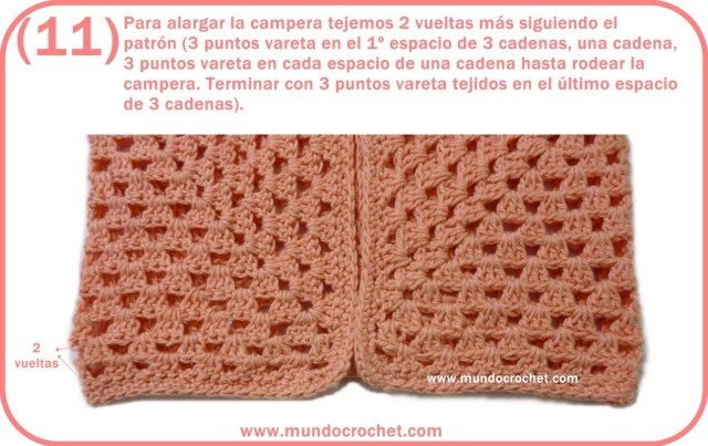 Patron campera o saquito tejida con 2 hexagonos a crochet o ganchillo con paso a paso o tutorial