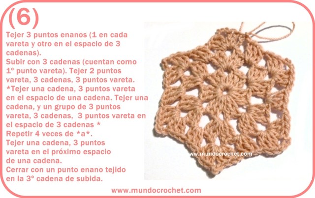 Patron campera o saquito tejida con 2 hexagonos a crochet o ganchillo con paso a paso o tutorial