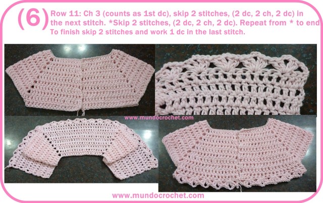 Little girl crochet cardigan