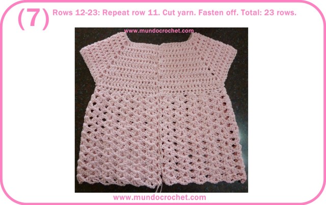Little girl crochet cardigan