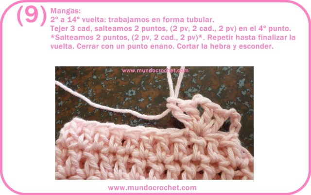 Patron saquito o Camperita a crochet o ganchillo con paso a paso