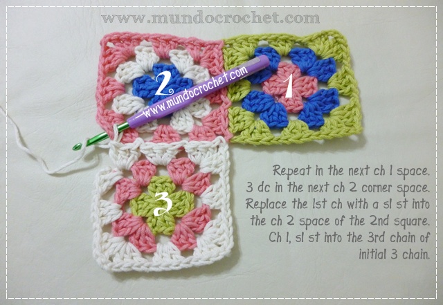 How to join granny squares9