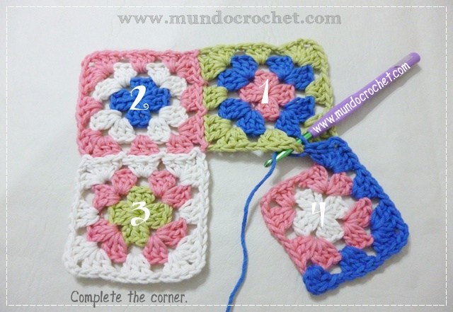 How to join granny squares12