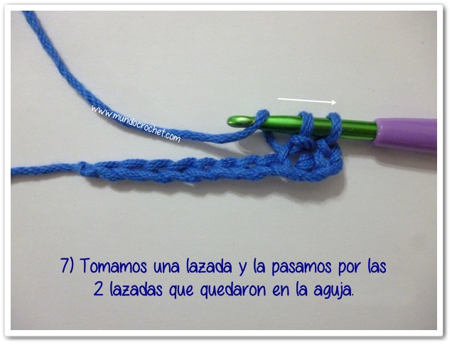 Como tejer el Medio punto vareta y el punto vareta inclinados o en espiga a crochet o ganchillo-herringbone half double crochet