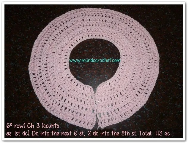 Round yoke baby crochet cardigan free pattern and tutorial