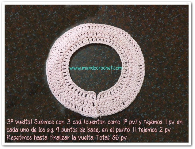 Patron chaleco o bolero para bebe con canesu redondo a crochet o ganchillo