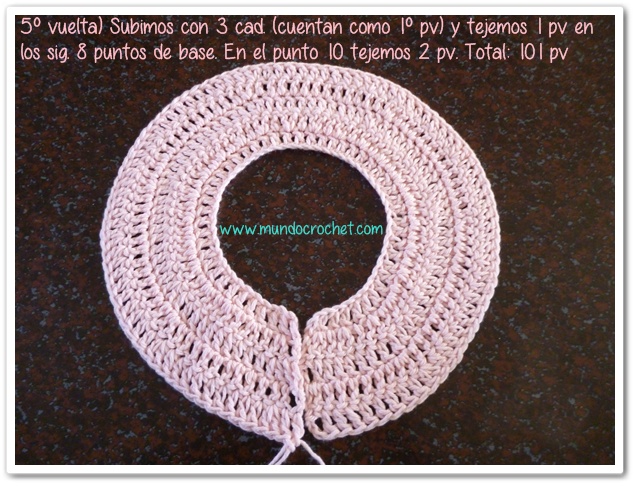 Patron chaleco o bolero para bebe con canesu redondo a crochet o ganchillo