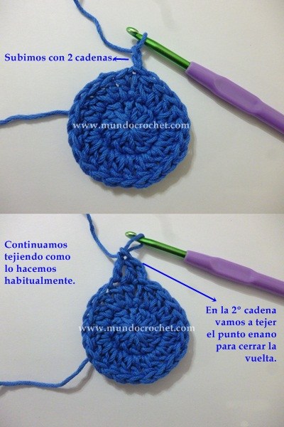 Como tejer un circulo perfecto a crochet o ganchillo