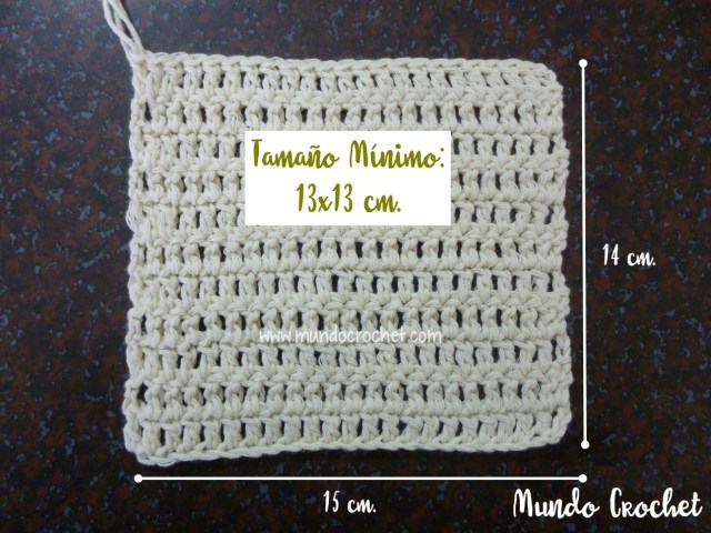Como tejer una muestra en crochet o ganchillo