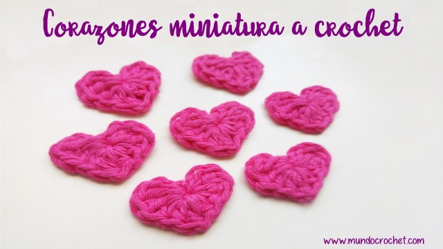 Corazon miniatura a crochet o ganchillo00