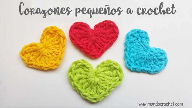 Corazon pequeño a crochet o ganchillo01