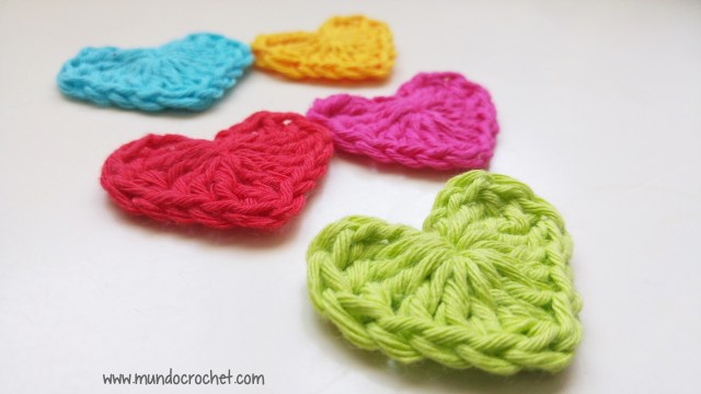 Corazon pequeño a crochet o ganchillo08