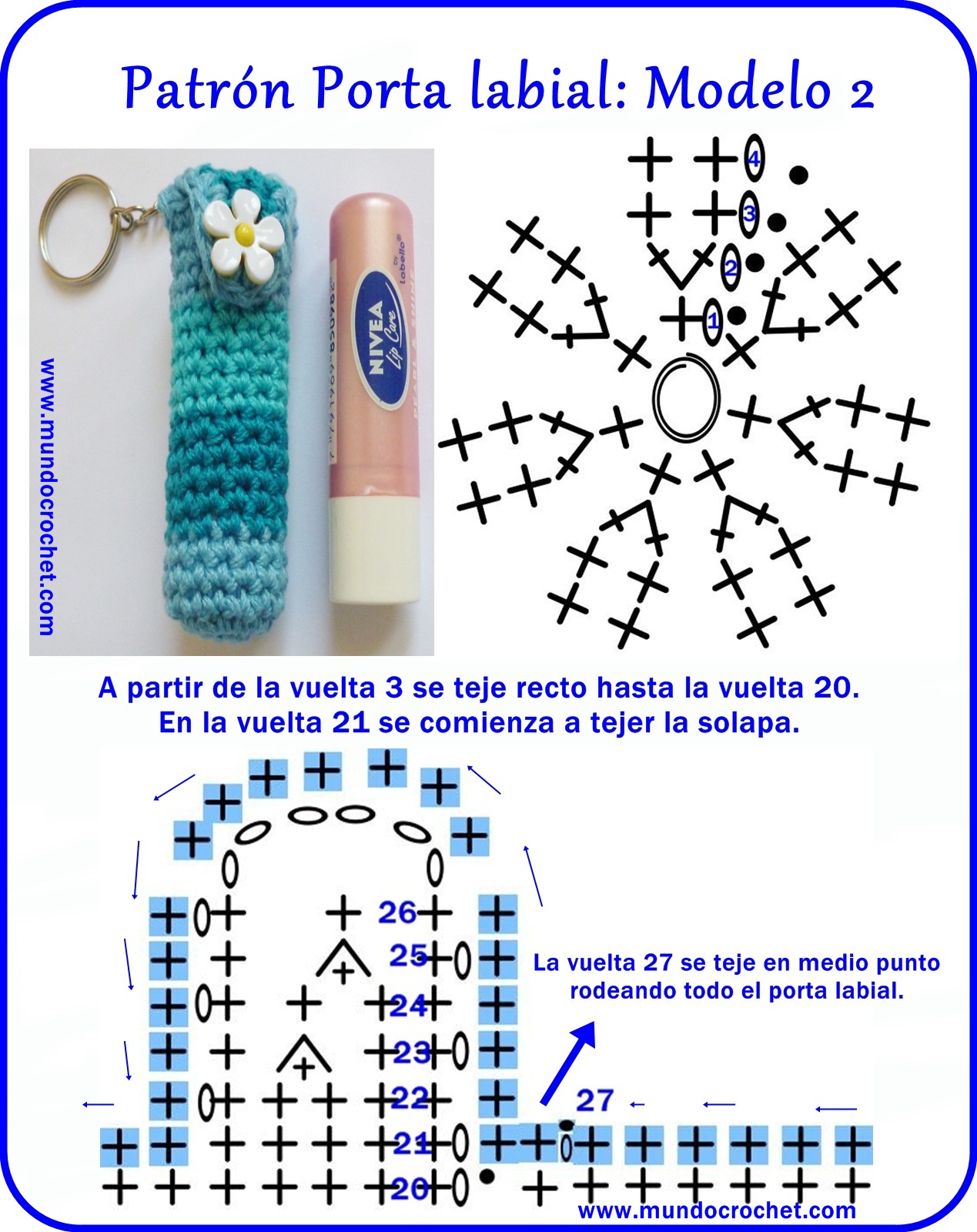 Porta labial modelo2-patrón