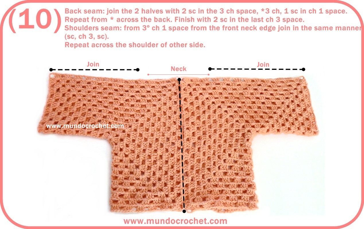 Crochet baby hexagon jacket / Crochet baby hexagon sweater Crochet baby hexagon jacket / Crochet baby hexagon sweater