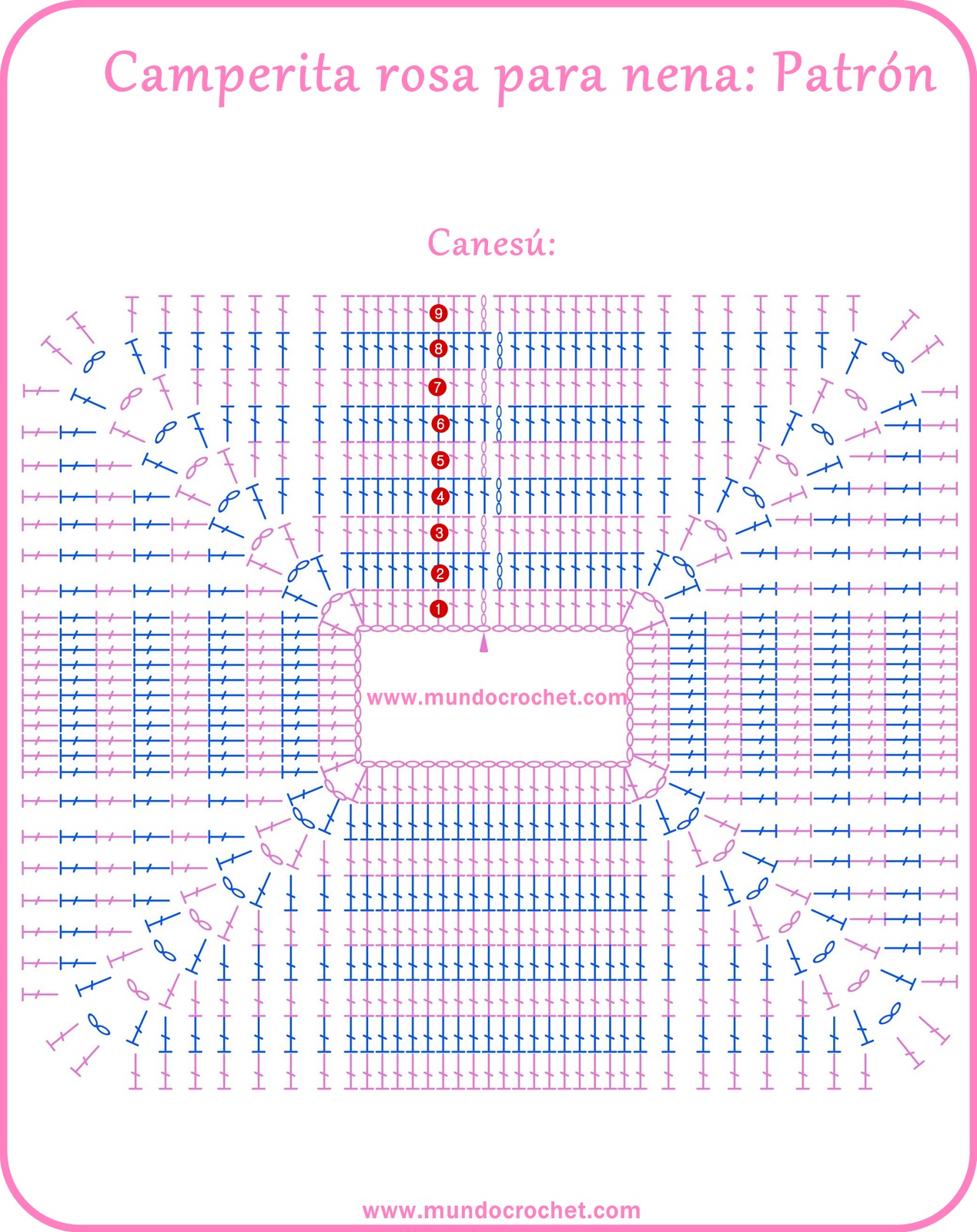 Saquito o Camperita a crochet para niña Saquito o Camperita a crochet para niña