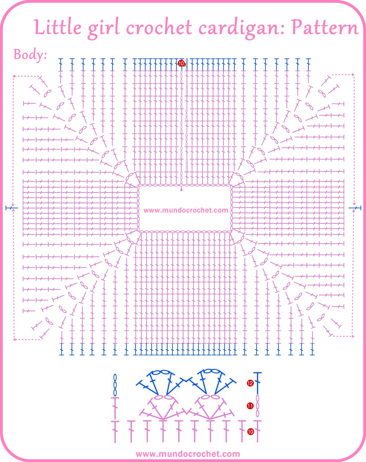 Little girl crochet cardigan Little girl crochet cardigan