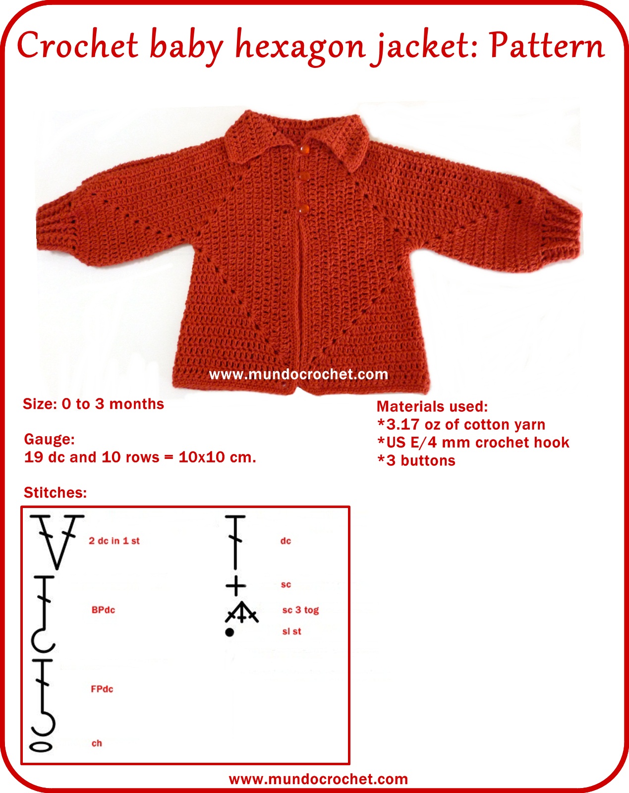 Crochet hexagon jacket/Crochet hexagon sweater Crochet hexagon jacket/Crochet hexagon sweater