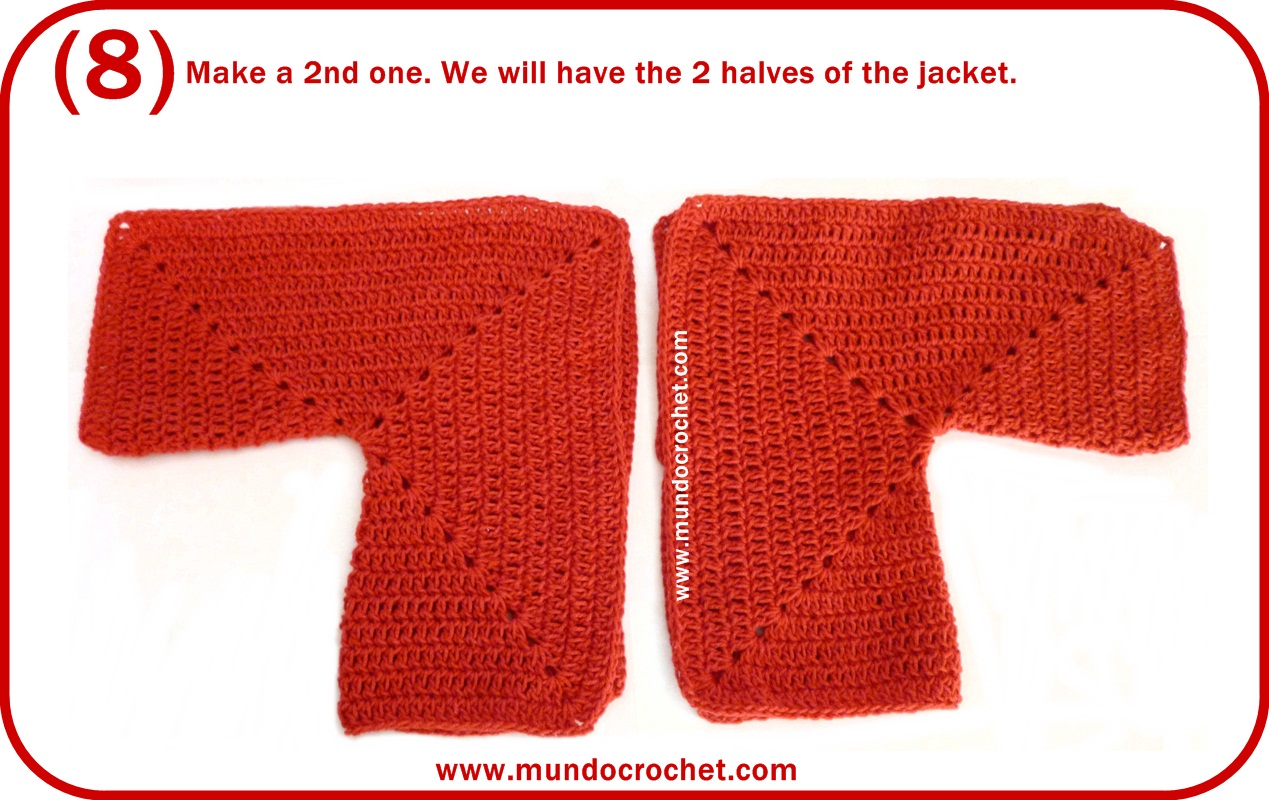 Crochet hexagon jacket/Crochet hexagon sweater Crochet hexagon jacket/Crochet hexagon sweater